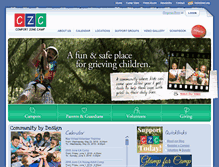 Tablet Screenshot of comfortzonecamp.org